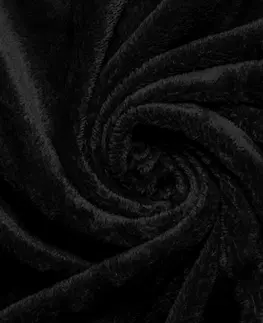 Prostěradla Jahu Prostěradlo Mikroplyš černá, 180 x 200 cm