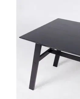 Jídelní stoly Hector Jídelní kaučukový stůl Lingo obdélníkový černý