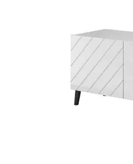 TV stolky HALMAR TV stolek ABETO 150 cm bílý