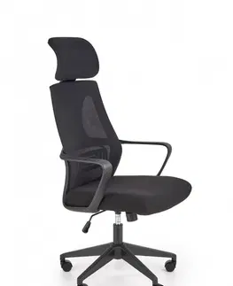 Kancelářské židle HALMAR Kancelářská židle VALDEZ černá