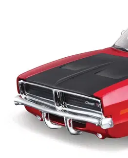 Hračky MAISTO - 1969 Dodge Charger R/T, červená, Classic Muscle, 1:25