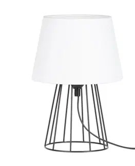 Lampy   7662104 - Stolní lampa MANGOO 1xE27/40W/230V bílá/černá 