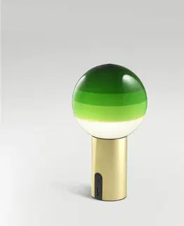Stolní lampy Marset MARSET Dipping Light stolní lampa zelená/mosaz