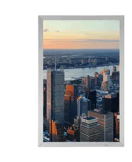 Města Plakát panoráma města New York