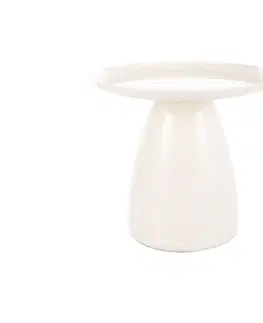 Barové stolky Signal Příruční stolek MONA | bílá