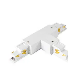 Svítidla pro 3fázový kolejnicový systém Arcchio T-konektor Arcchio DALI, uzemnění uvnitř vlevo, bílý