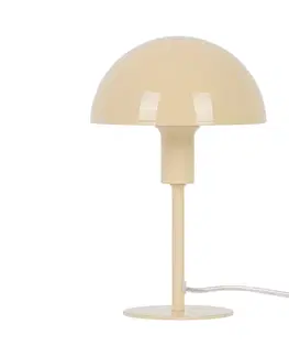 Stolní lampy na noční stolek Nordlux Stolní lampa Ellen mini z kovu, žlutá