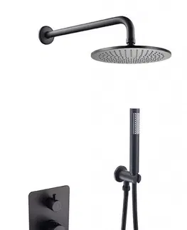 Sprchy a sprchové panely HOPA Podomítkový sprchový set SLIM DECCO/ILLUSION II Černá BABPDIIICZ