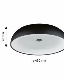 LED stropní svítidla PAULMANN LED stropní svítidlo 3-krokové-stmívatelné Jaron 2700K 230V 26,5W stmívatelné černá mat