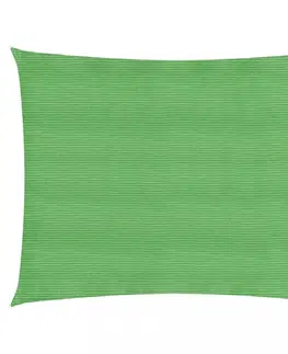 Stínící textilie Stínící plachta obdélníková HDPE 3,5 x 4,5 m Dekorhome Šedohnědá taupe