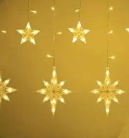 Vánoční řetězy a lamety Kontrast Vánoční světelný LED řetěz Girlanda 275 cm teplá bílá 