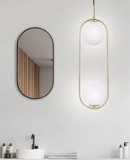 Koupelna Závěsná lampa CORDEL 2xG9 Candellux Zlatá