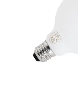 Zarovky E27 3-stupňová stmívatelná LED lampa G95 matné sklo 5W 550 lm 2700K