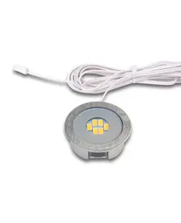 Zapuštěná nábytková svítidla Hera Malé kulaté LED nábytkové světlo AR35-LED