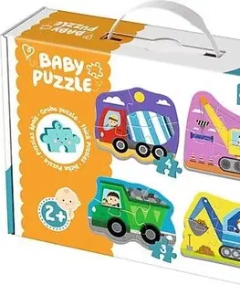 Hračky puzzle TREFL - Puzzle baby classic stavební stroje