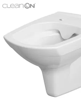 Záchody CERSANIT ZÁVĚSNÁ MÍSA CARINA NEW CLEANON    BEZ SEDÁTKA K31-046