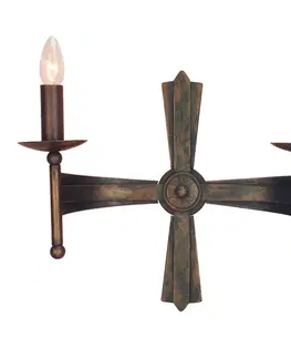 Nástěnná svítidla Elstead Středověké nástěnné světlo CROMWELL