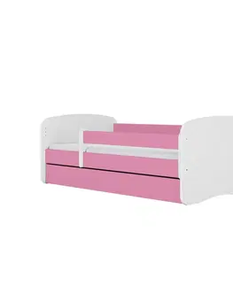 Dětské postýlky Kocot kids Dětská postel Babydreams panda růžová, varianta 80x160, bez šuplíků, bez matrace