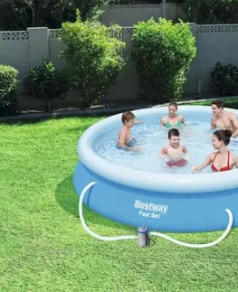 Bazény Kvalitní bazén na zahradu s filtrací 366 x 76 cm