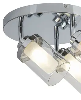 Moderní bodová svítidla Rabalux koupelnové svítidlo Aviva G9 3X MAX 28W chromová IP44 5088
