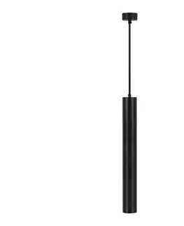 Svítidla  Lustr na lanku 1xGU10/35W/230V 50 cm černá 