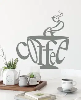 Samolepky na zeď Samolepky na zeď - Káva coffee