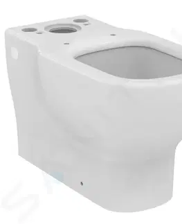 Záchody IDEAL STANDARD Tesi WC kombi mísa, spodní/zadní odpad, AquaBlade, bílá T008201