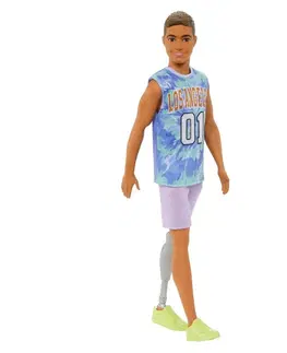 Hračky panenky MATTEL - Barbie model Ken - sportovní tričko