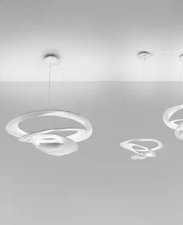 Závěsná světla Artemide Artemide Pirce Micro - LED závěsné světlo v bílé