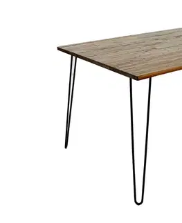 Jídelní stoly LuxD Designový jídelní stůl Shayla 180 cm hnědý