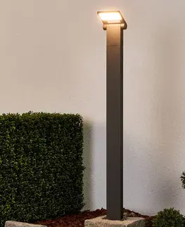 Osvětlení příjezdové cesty Lucande Patníková LED lampa Marius, 100 cm