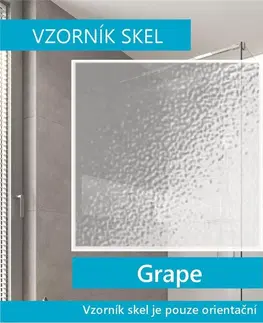 Sprchové kouty MEREO Sprchový kout, Kora Lite, čtvrtkruh, 90 cm, R550, bílý ALU, sklo Grape CK35121Z