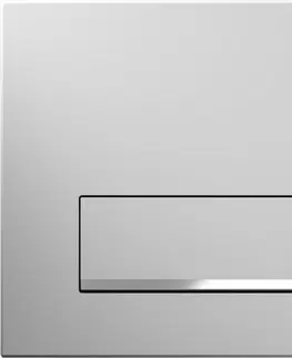 Záchody MEXEN Fenix 12 tlačítko flush /kompatibilní s Geberit Sigma UP300 a UP320, chrom matná 601202