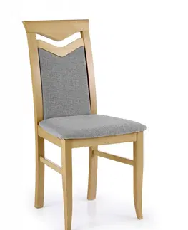 Židle Jídelní židle CITRONE Halmar Dub medový