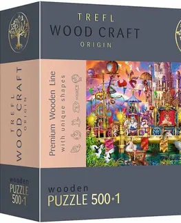 Hračky puzzle TREFL - Dřevěné puzzle 501 - Zázračný svět