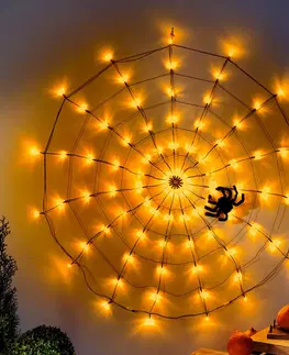 Svítidla LED dekorace Pavučina s pavoukem