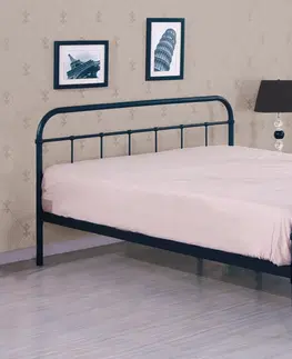 Postele HALMAR Kovová postel Donasi 120x200 cm černá