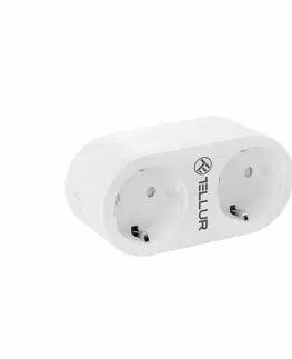 Prodlužovací kabely Tellur WiFi Smart AC Dual Plug, Duální zásuvka, 16A, 3680W
