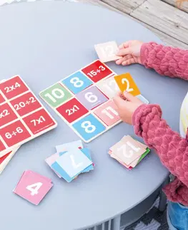 Živé a vzdělávací sady Bigjigs Toys Matematické bingo CYNOSRHYTM