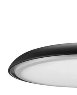 LED lustry a závěsná svítidla LED Závěsné svítidlo AZzardo Saturnia 40 3000K black AZ2753 30W 1800lm 3000K IP20 40cm černé