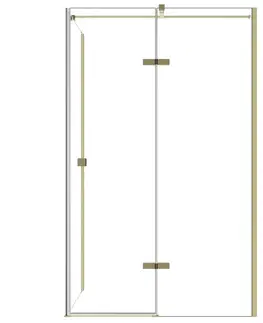 Sprchové kouty HOPA Obdélníkový sprchový kout PIXA GOLD Rozměr A 100 cm, Rozměr B 80 cm, Směr zavírání Pravé (DX) BCPIXA1080OBDPG