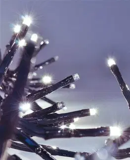 Vánoční dekorace Solight 1V11-W Vánoční LED řetěz s dálkovým ovládáním Cluster 576 LED, studená bílá, 5 m