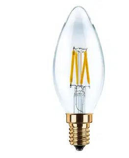 Stmívatelné LED žárovky Segula SEGULA LED svíčka E14 3W 2 200K Filament čirá