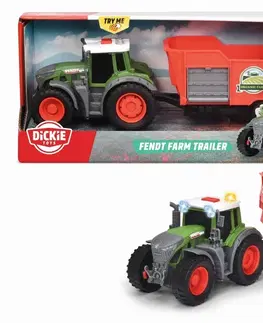 Hračky DICKIE - Traktor Fendt s přívěsem 26cm