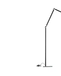 Moderní stojací lampy Azzardo AZ1849 stojací lampa Zyta Floor tělo svítidla černá