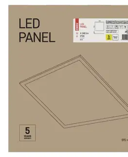 LED světelné panely EMOS LED panel 60×60, vestavný bílý, 40W neutrální bílá 1541401210