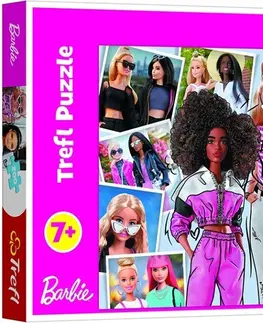 Hračky puzzle TREFL - Puzzle 200 - Ve světě Barbie / Mattel, Barbie