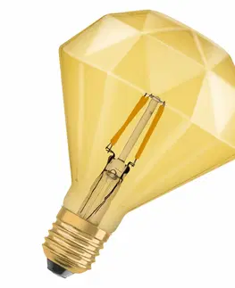 LED žárovky OSRAM Vintage 1906 LED CL DIAMOND  FIL GOLD 40 non-dim  4,5W/825 E27