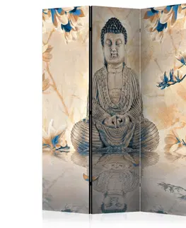 Paravány Paraván Buddha of Prosperity Dekorhome 135x172 cm (3-dílný)