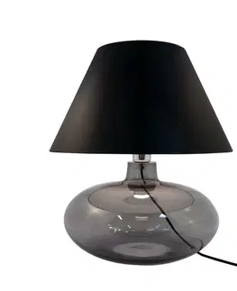 Designové stolní lampy ZUMALINE Stolní lampa ADANA GRAFIT 5522BK
